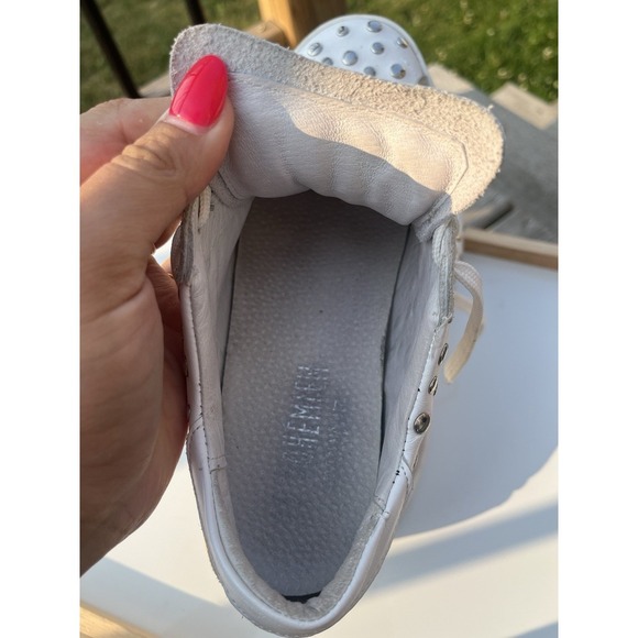 Bohemian  Women's Lace-Up Sneakers White With Studs Size EU37 - Picture 9 of 16